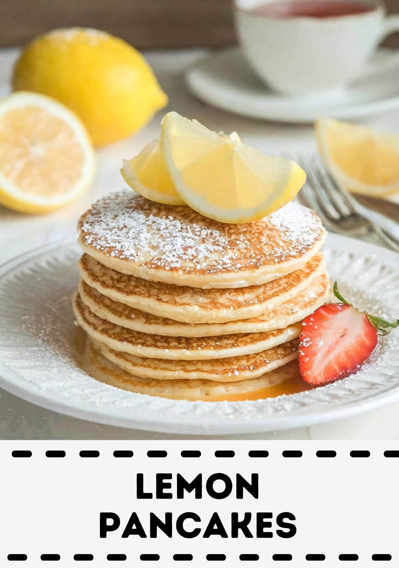 Delicious and fluffy Lemon Pancakes that add a burst of citrusy brightness to your breakfast. These pancakes are a delightful way to start your day, offering a perfect balance of sweet and tangy flavors.
The pancake batter is typically made with flour, sugar, baking powder, eggs, and milk. The addition of fresh lemon zest or lemon juice infuses the batter with the refreshing essence of lemon. Some recipes may also include a touch of vanilla extract for added depth of flavor.
Once cooked on a griddle or skillet, these pancakes can be served with a variety of toppings to enhance the lemony goodness. Common choices include a drizzle of maple syrup, a dollop of whipped cream, or a sprinkle of powdered sugar. Fresh berries or a lemon glaze can also be delightful additions.
Lemon Pancakes are a delightful and uplifting twist on classic pancakes, bringing a touch of sunshine to your breakfast table.