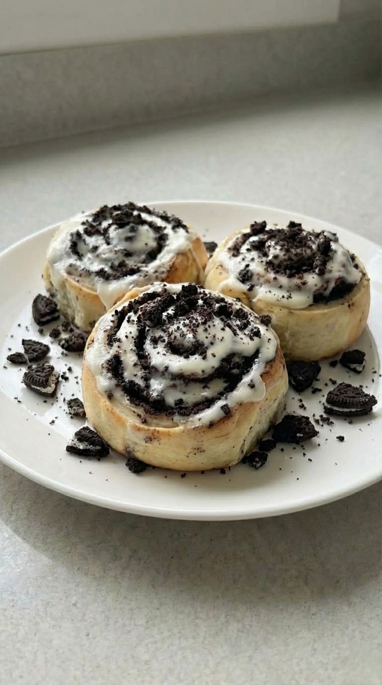 Oreo Cinnamon Rolls Recipe – Sweet, Creamy & Irresistible