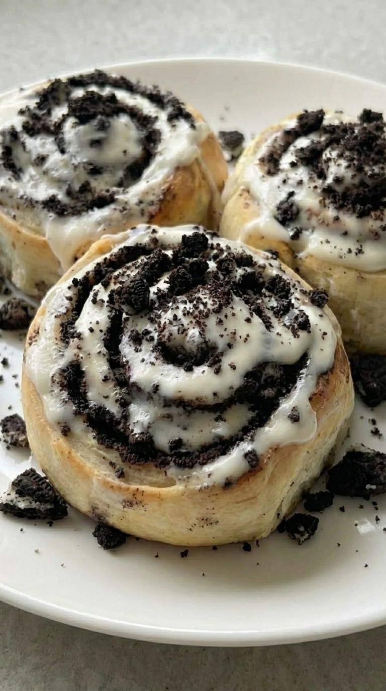 Oreo Cinnamon Rolls Recipe – Sweet, Creamy & Irresistible