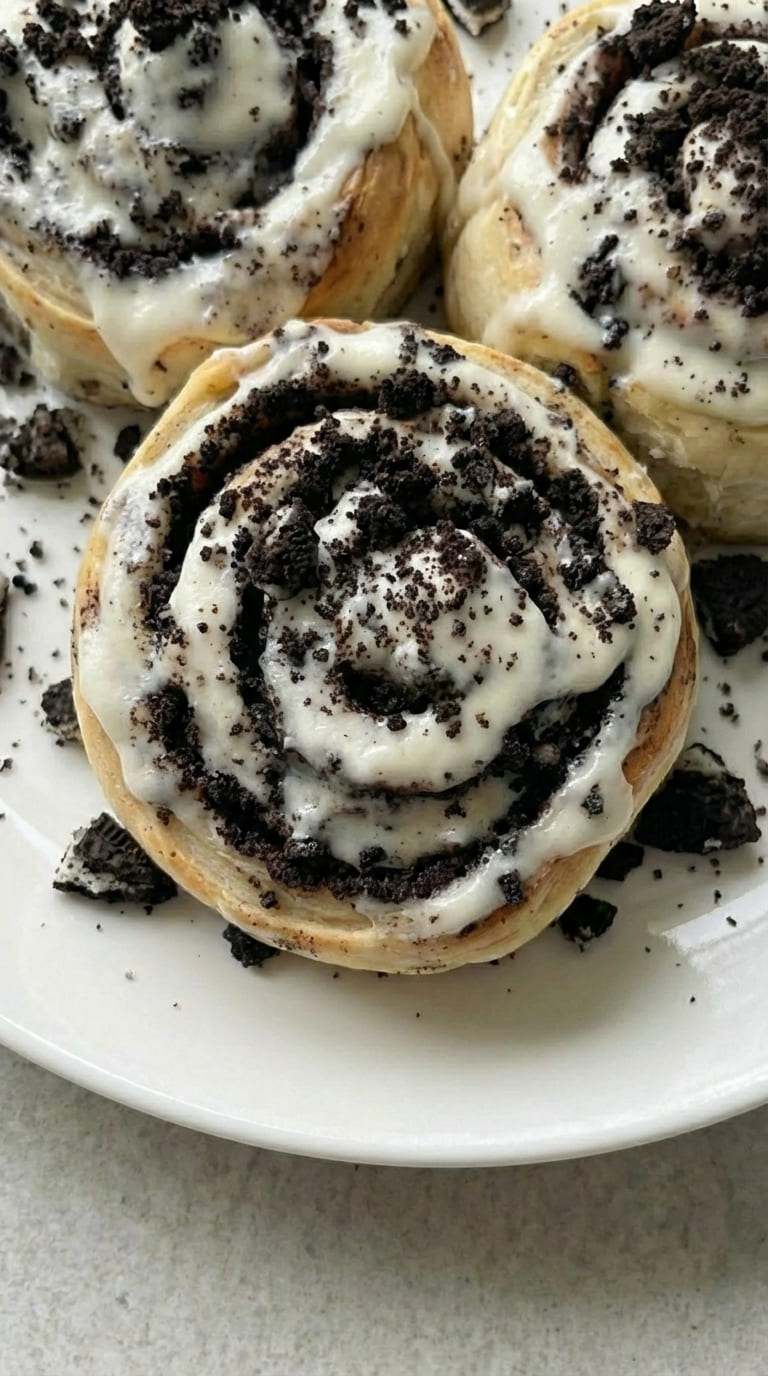 Oreo Cinnamon Rolls Recipe – Sweet, Creamy & Irresistible