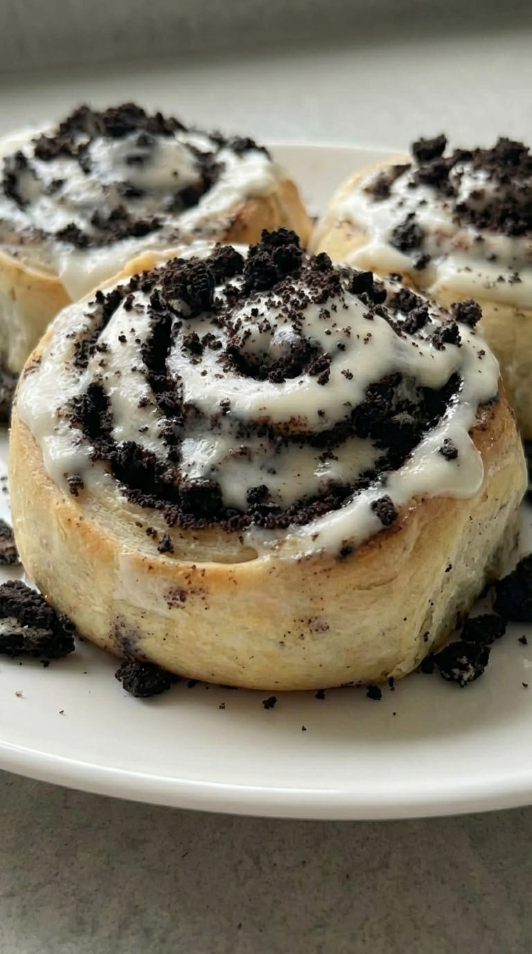Oreo Cinnamon Rolls Recipe – Sweet, Creamy & Irresistible