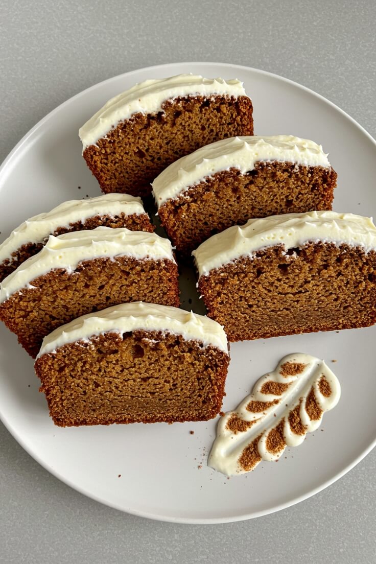 Recreate Starbucks’ beloved gingerbread loaf at home—moist, spiced with warm ginger and nutmeg, and topped with a thick layer of creamy frosting. Cozy comfort in every bite!