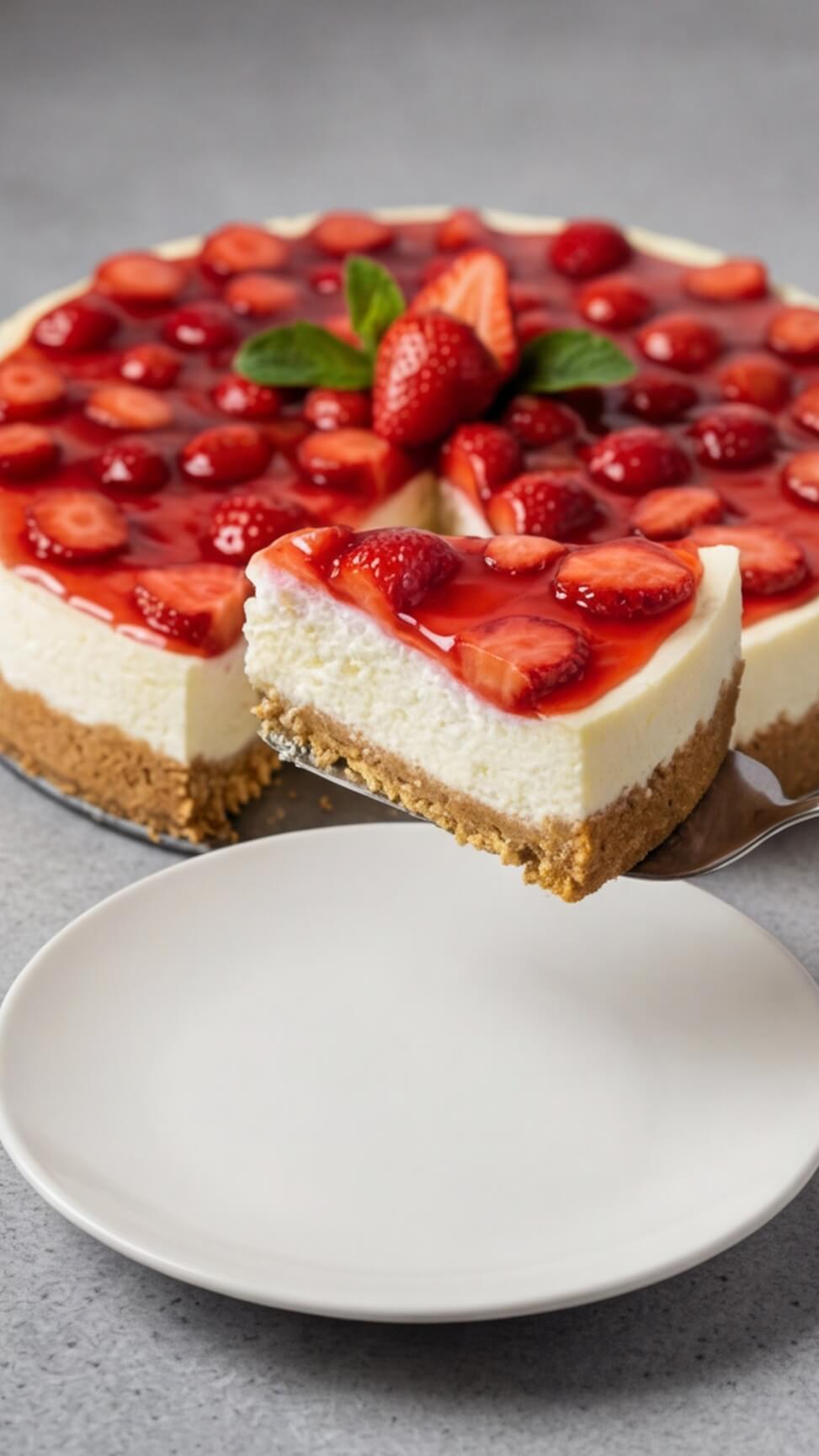 Easy Strawberry Cheesecake Recipe (Classic & Delicious!)