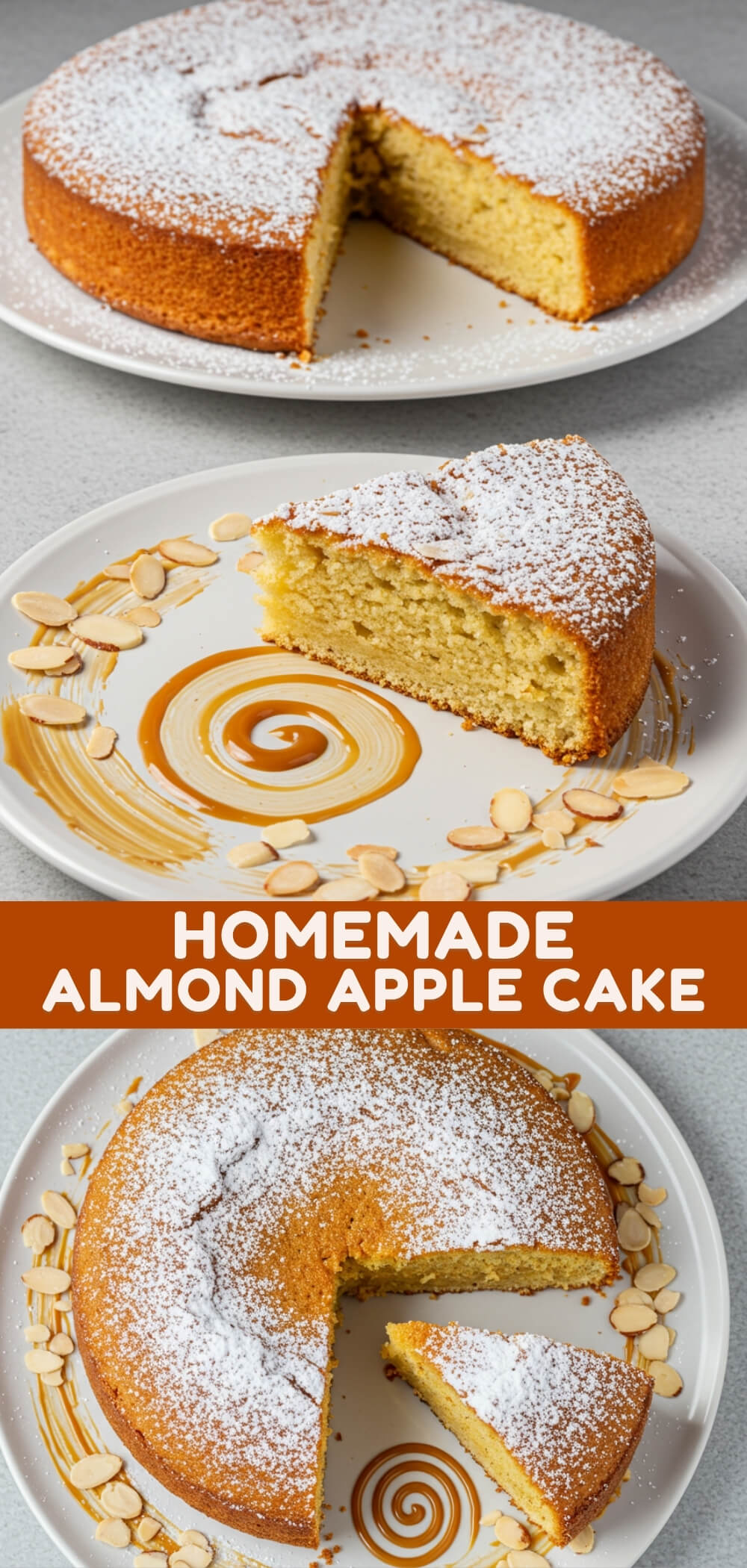 This amazing Apple Cake is the perfect recipe for a quick dessert or to accompany your afternoon tea.