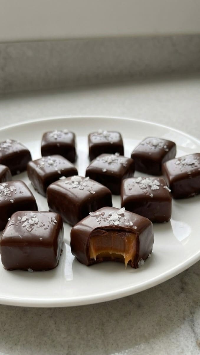 Chocolate Covered Caramels – Homemade & Irresistible