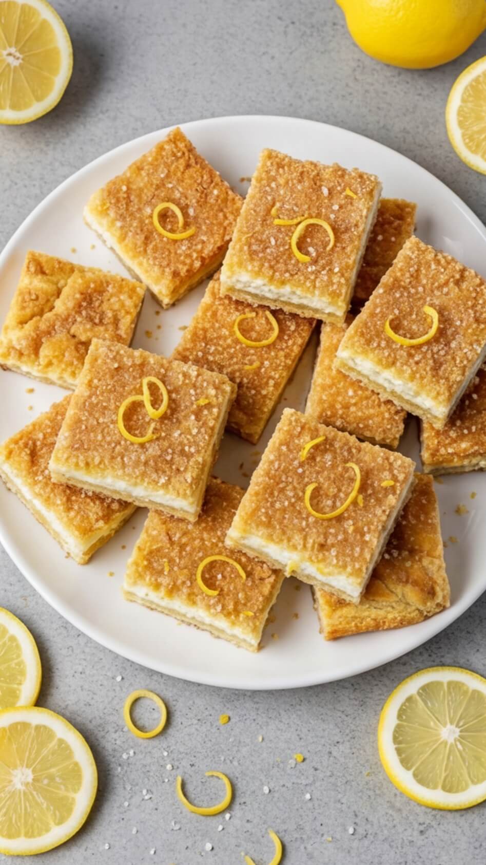 Lemon Cream Cheese Bars – Tangy, Creamy & Irresistible