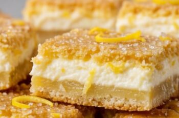 Lemon Cream Cheese Bars – Tangy, Creamy & Irresistible