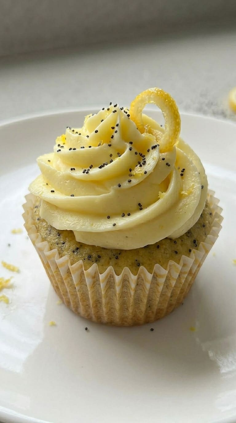 The Fluffiest Lemon Poppy Seed Cupcakes You’ll Ever Make