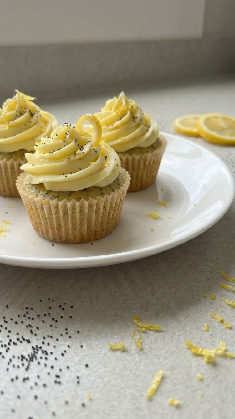 The Fluffiest Lemon Poppy Seed Cupcakes You’ll Ever Make