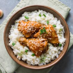 Juicy and tender Slow Cooker Chicken Thighs simmered to perfection in a flavorful sauce with garlic, herbs, and spices. This easy, hands-off recipe ensures the chicken stays moist and absorbs all the rich flavors while cooking slowly for hours. Serve over rice, potatoes, or vegetables for a satisfying and comforting meal that's perfect for busy weeknights or a family dinner.