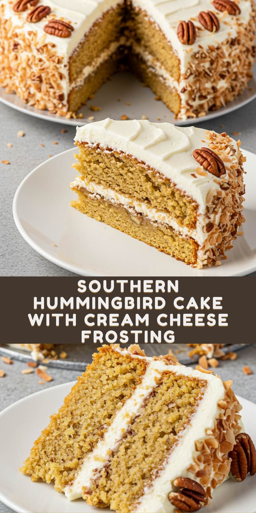 Moist, rich, and bursting with tropical flavor, this Classic Hummingbird Cake is a Southern favorite that blends bananas, pineapple, and warm spices into a beautifully soft crumb.