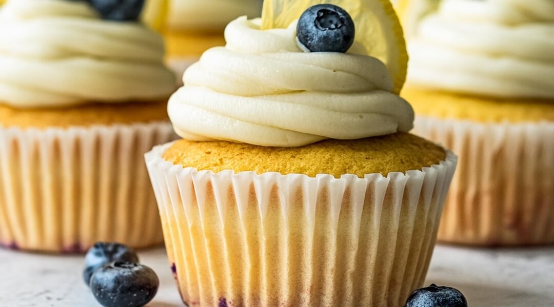 Lemon Blueberry Cupcakes