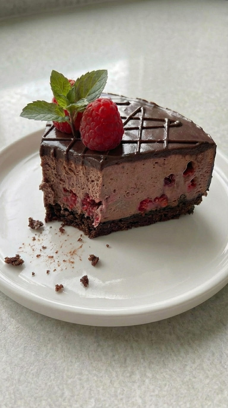 Best Raspberry Chocolate Cheesecake – Smooth, Fruity & Chocolatey