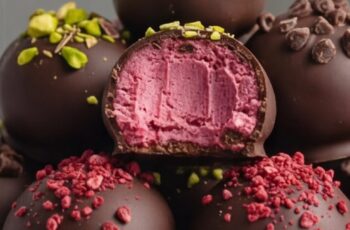 Easy Raspberry Truffles Recipe (4 Ingredients Only!)