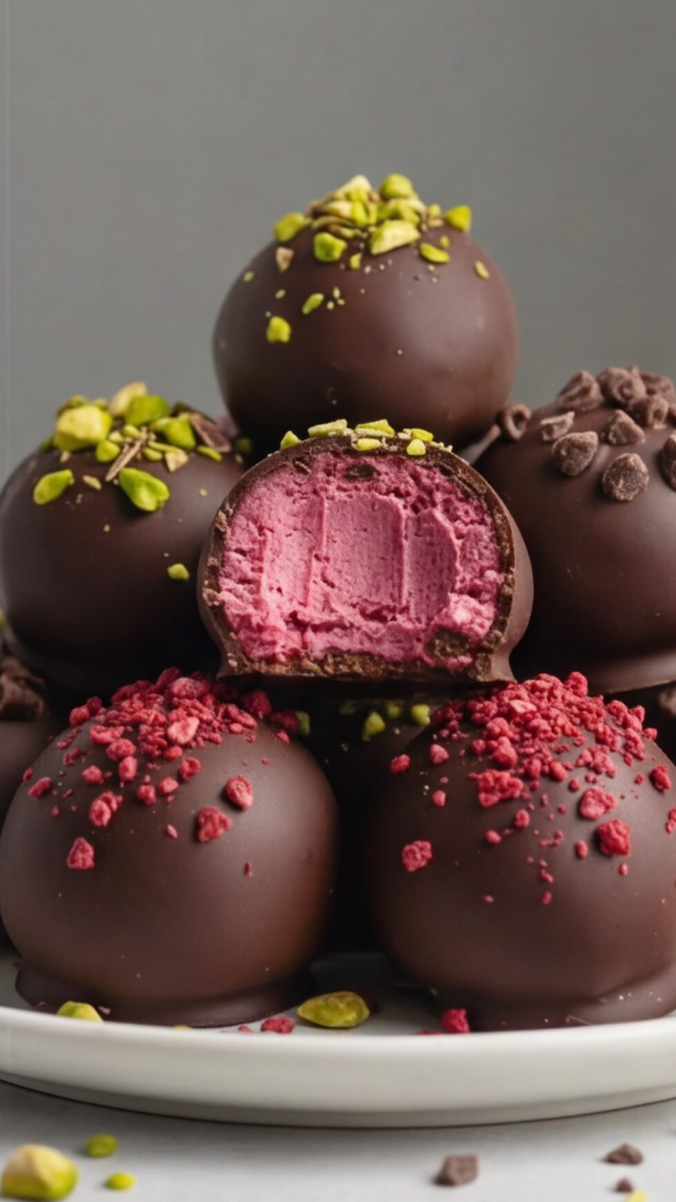 Easy Raspberry Truffles Recipe (4 Ingredients Only!)