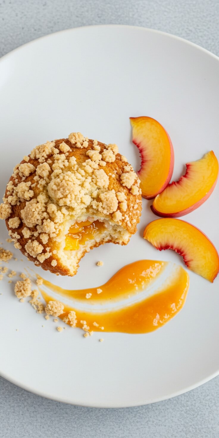 These soft and golden Peach Muffins are loaded with fresh peach chunks and ready in just 30 minutes—perfect for busy mornings or sweet cravings.