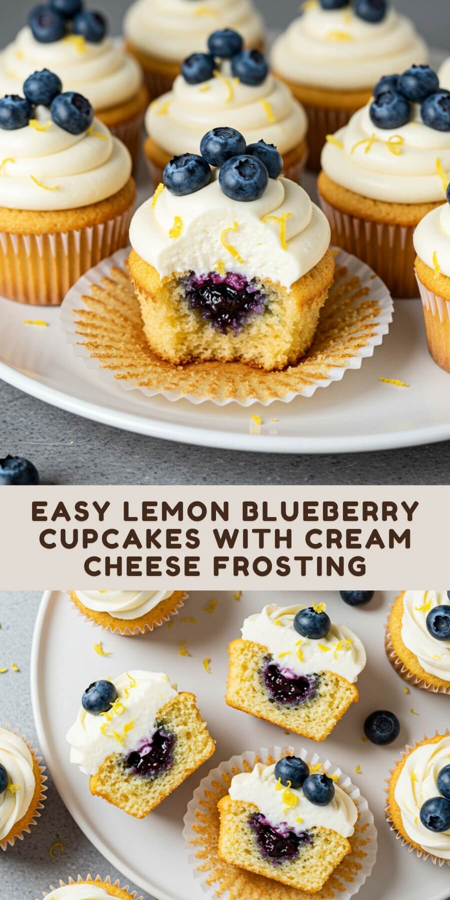 Bursting with lemon and juicy blueberries, these cupcakes are topped with a tangy lemon cream cheese frosting—fresh, fruity, and bakery-worthy!