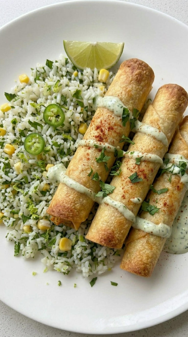 Easy Baked Chicken Taquitos Recipe (Healthier Than Fried!)