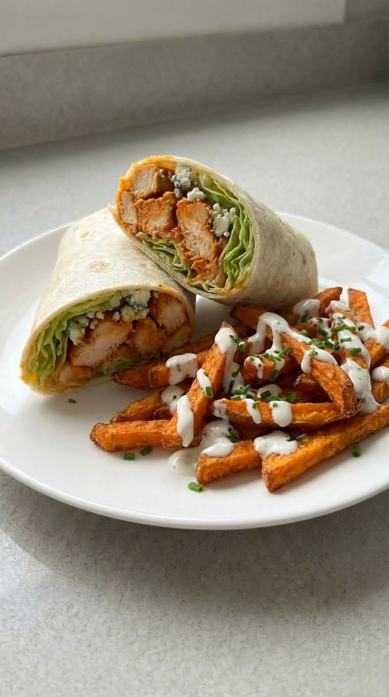 Easy Buffalo Chicken Wrap – Spicy, Cheesy & Quick Lunch