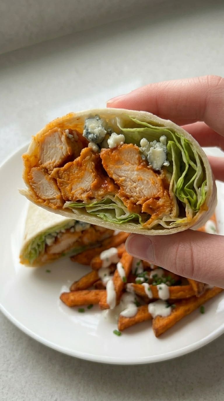 Easy Buffalo Chicken Wrap – Spicy, Cheesy & Quick Lunch