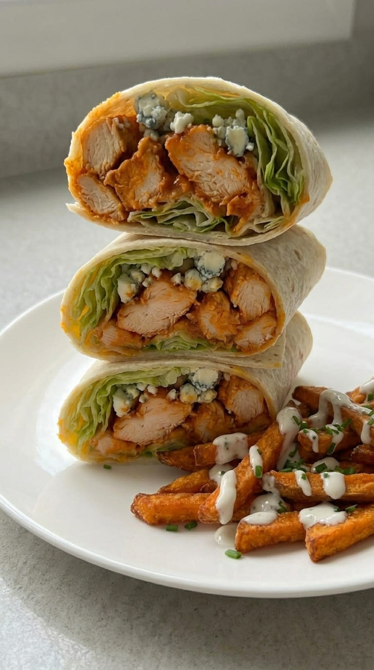 Easy Buffalo Chicken Wrap – Spicy, Cheesy & Quick Lunch