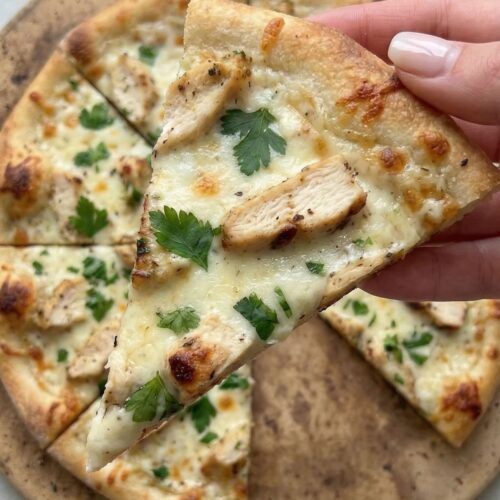 Homemade Chicken Alfredo Pizza – Better Than Takeout