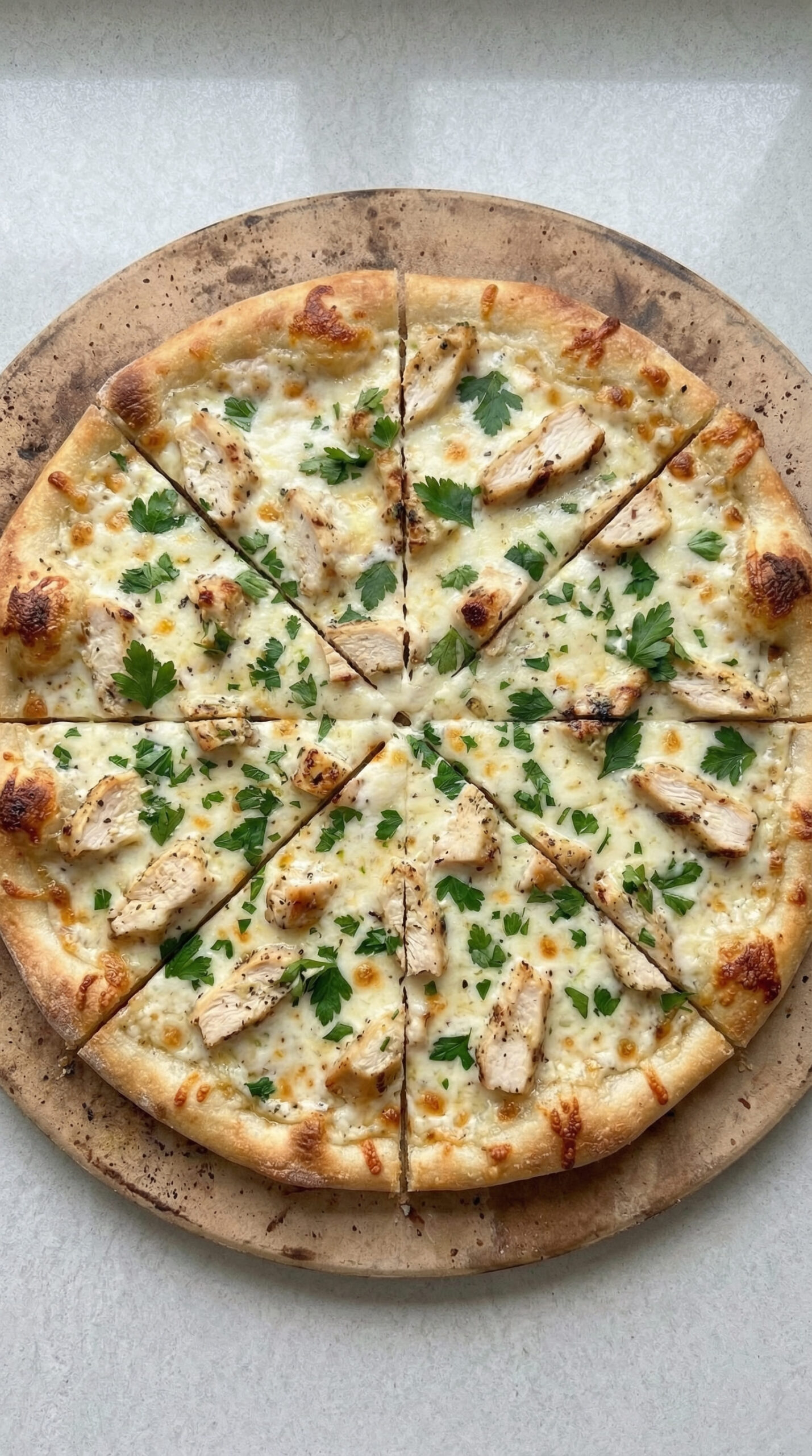 Homemade Chicken Alfredo Pizza – Better Than Takeout