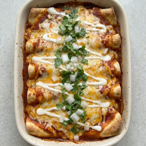 Chicken Enchiladas – Cheesy, Saucy & Irresistible