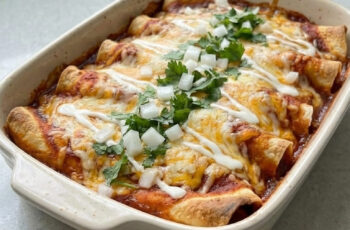 Chicken Enchiladas – Cheesy, Saucy & Irresistible