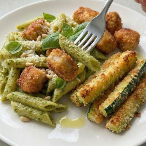 Easy Chicken Pesto Pasta – Creamy, Flavorful & Ready in 25 Minutes
