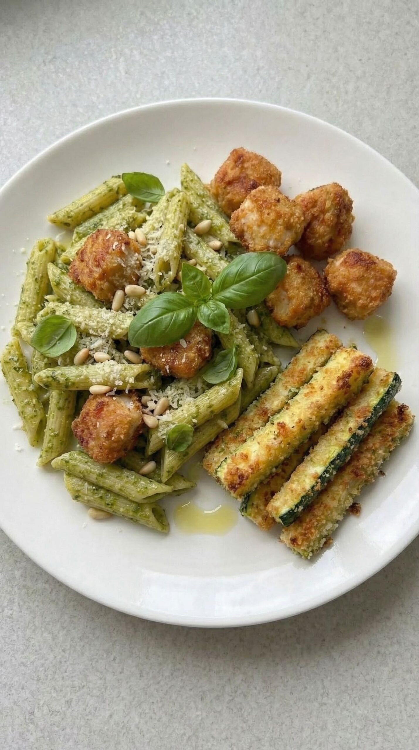 Easy Chicken Pesto Pasta – Creamy, Flavorful & Ready in 25 Minutes