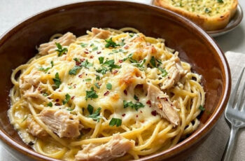 Cheesy Chicken Spaghetti Recipe – Quick & Delicious Weeknight Dinner
