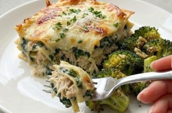 Chicken Spinach Lasagna – Creamy, Cheesy & Delicious