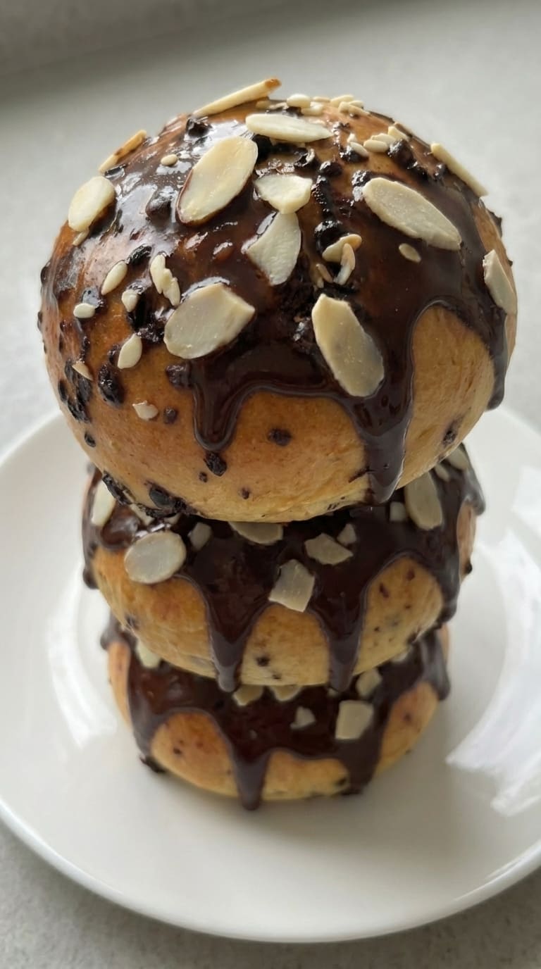 Chocolate Brioche Buns – Sweet, Soft & Perfect for Breakfast