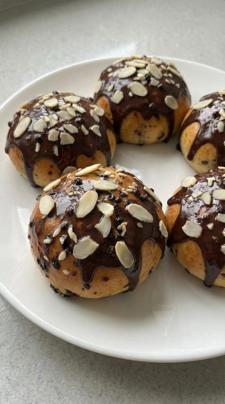 Chocolate Brioche Buns – Sweet, Soft & Perfect for Breakfast