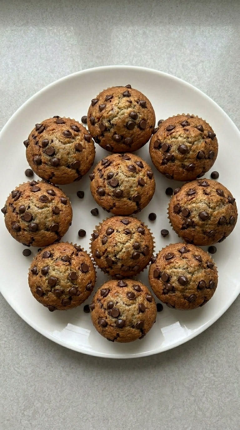 Chocolate Chip Muffins Recipe – Moist, Sweet & So Delicious