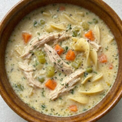 Homemade Creamy Chicken Noodle Soup – Perfect Comfort Food