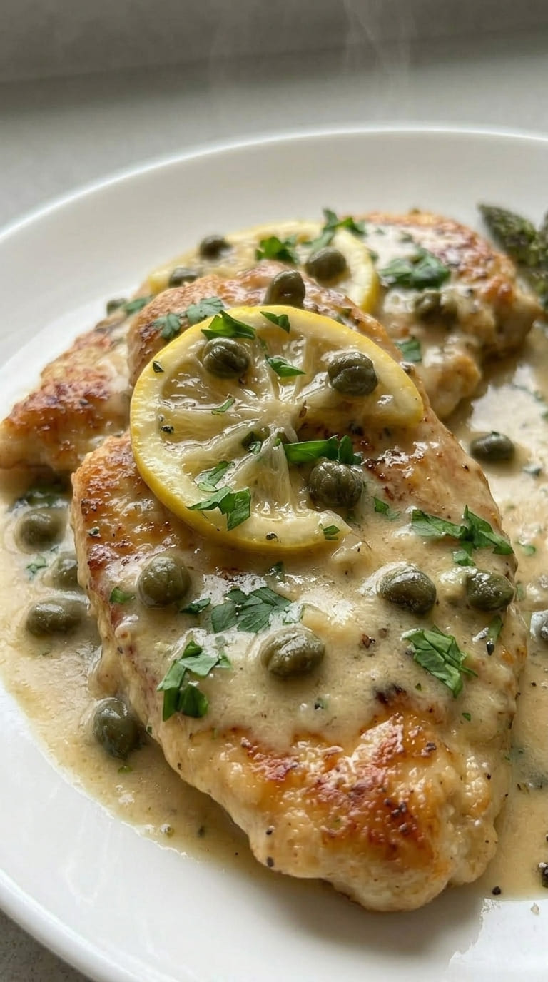 Best Creamy Chicken Piccata – Restaurant-Quality