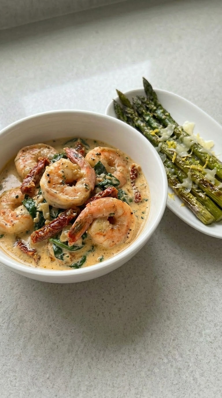 Creamy Tuscan Shrimp Recipe – Flavorful, Juicy & Delicious