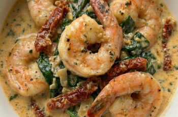 Creamy Tuscan Shrimp Recipe – Flavorful, Juicy & Delicious