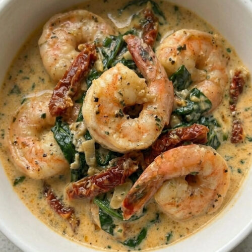 Creamy Tuscan Shrimp Recipe – Flavorful, Juicy & Delicious