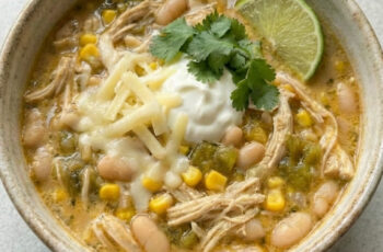 Creamy White Chicken Chili Recipe – Rich, Flavorful & Delicious