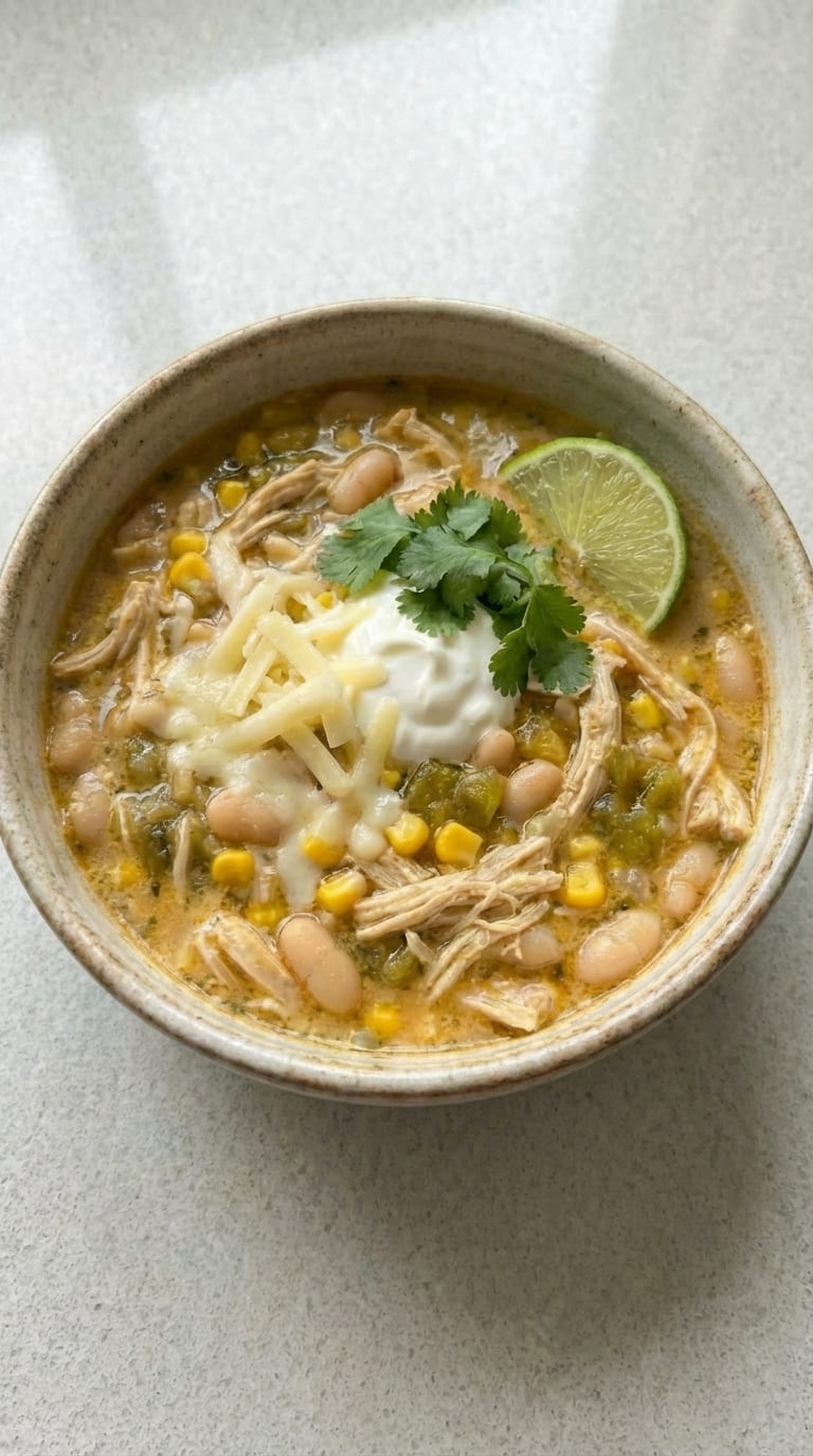 Creamy White Chicken Chili Recipe – Rich, Flavorful & Delicious