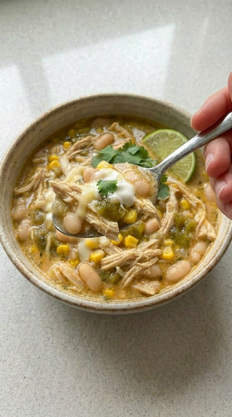 Creamy White Chicken Chili Recipe – Rich, Flavorful & Delicious