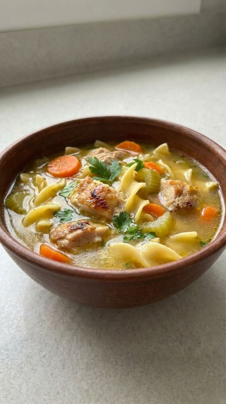 Easy Homemade Chicken Noodle Soup Recipe (From Scratch!)