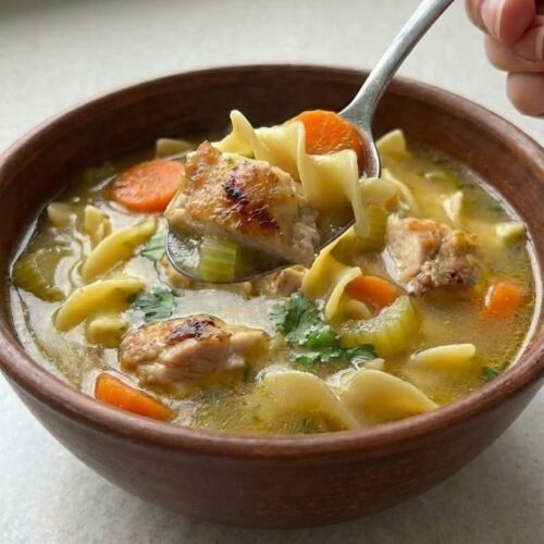Easy Homemade Chicken Noodle Soup Recipe (From Scratch!)