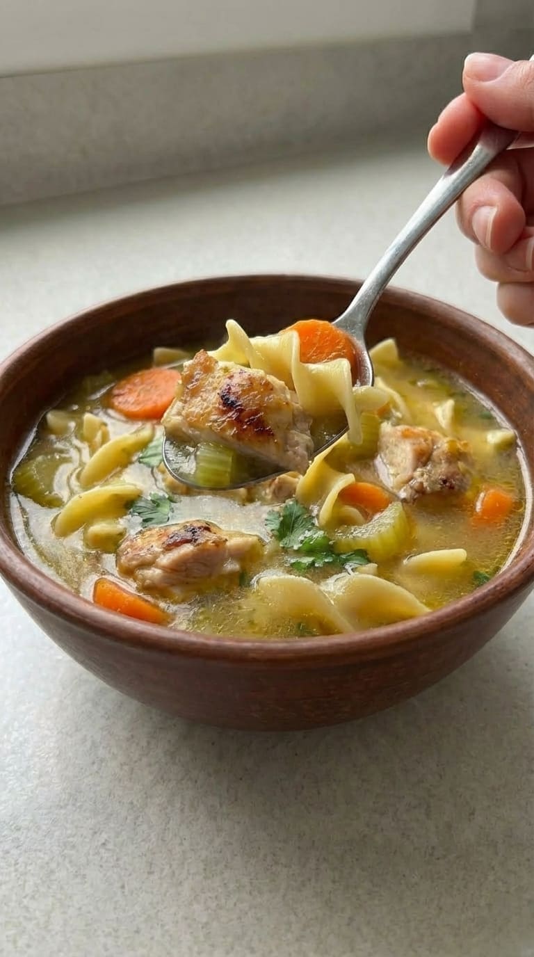 Easy Homemade Chicken Noodle Soup Recipe (From Scratch!)
