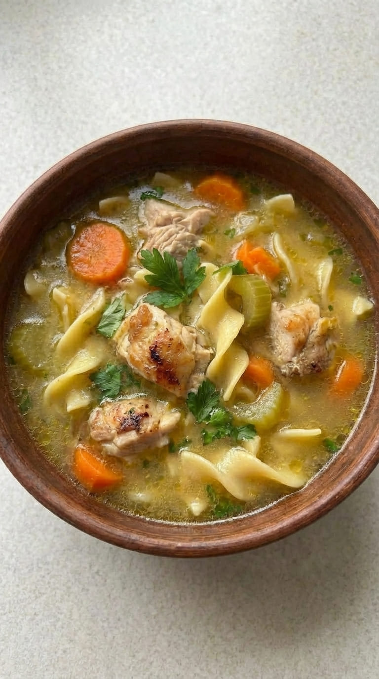 Easy Homemade Chicken Noodle Soup Recipe (From Scratch!)