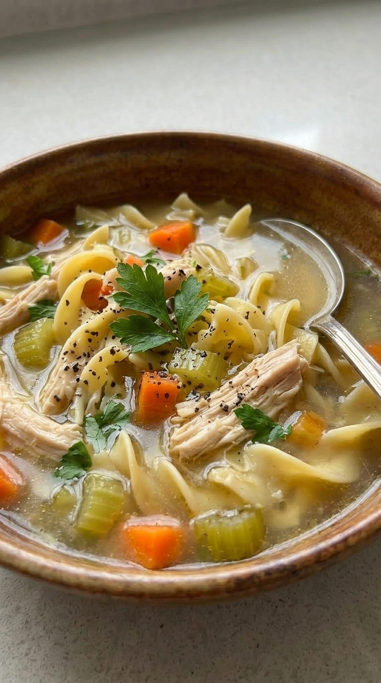 Instant Pot Chicken Noodle Soup – Simple Weeknight Dinner