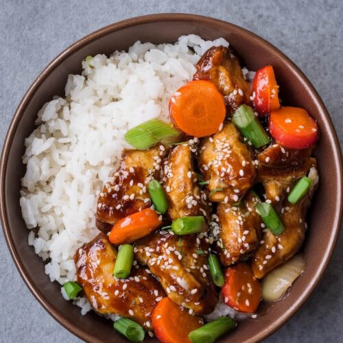 Instant Pot Teriyaki Chicken is a fast and simple recipe for your Instant Pot. It involves cooking tender chicken breasts or thighs in a delicious homemade teriyaki sauce that is both sweet and tangy.